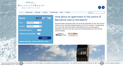Desktop Screenshot of barcelonabeachapartments.com