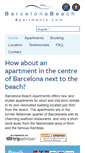 Mobile Screenshot of barcelonabeachapartments.com